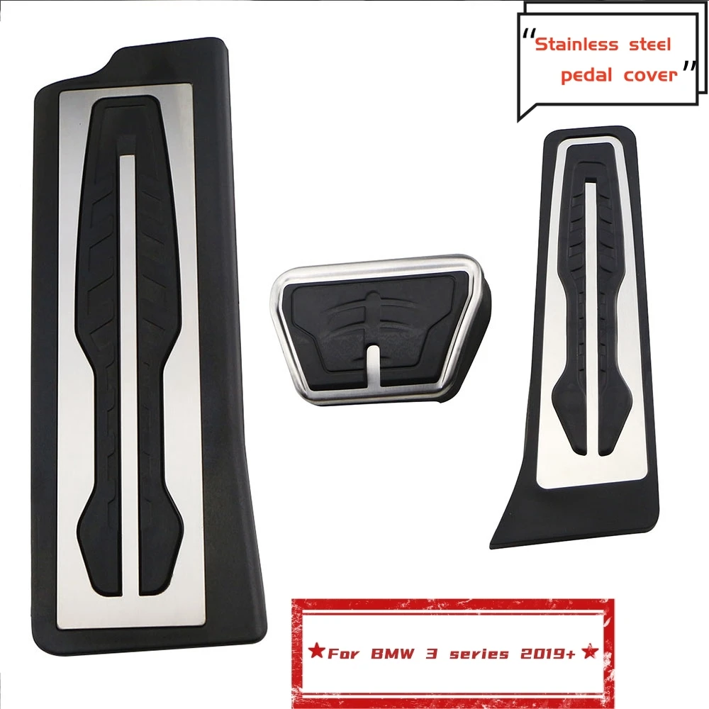Auto pedal pads brake accelerator pedal for bmw 3 series 2019 2020 330i g20 g21 gas thumb200