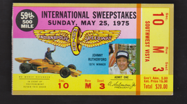 1975 International 500-Mile Sweepstakes Race Ticket Stub - $26.10