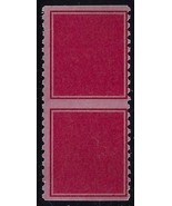 TD97a Scarce Error Carmine Test / Dummy Unslit Horizontally - Vert. Pair... - $300.88 CAD