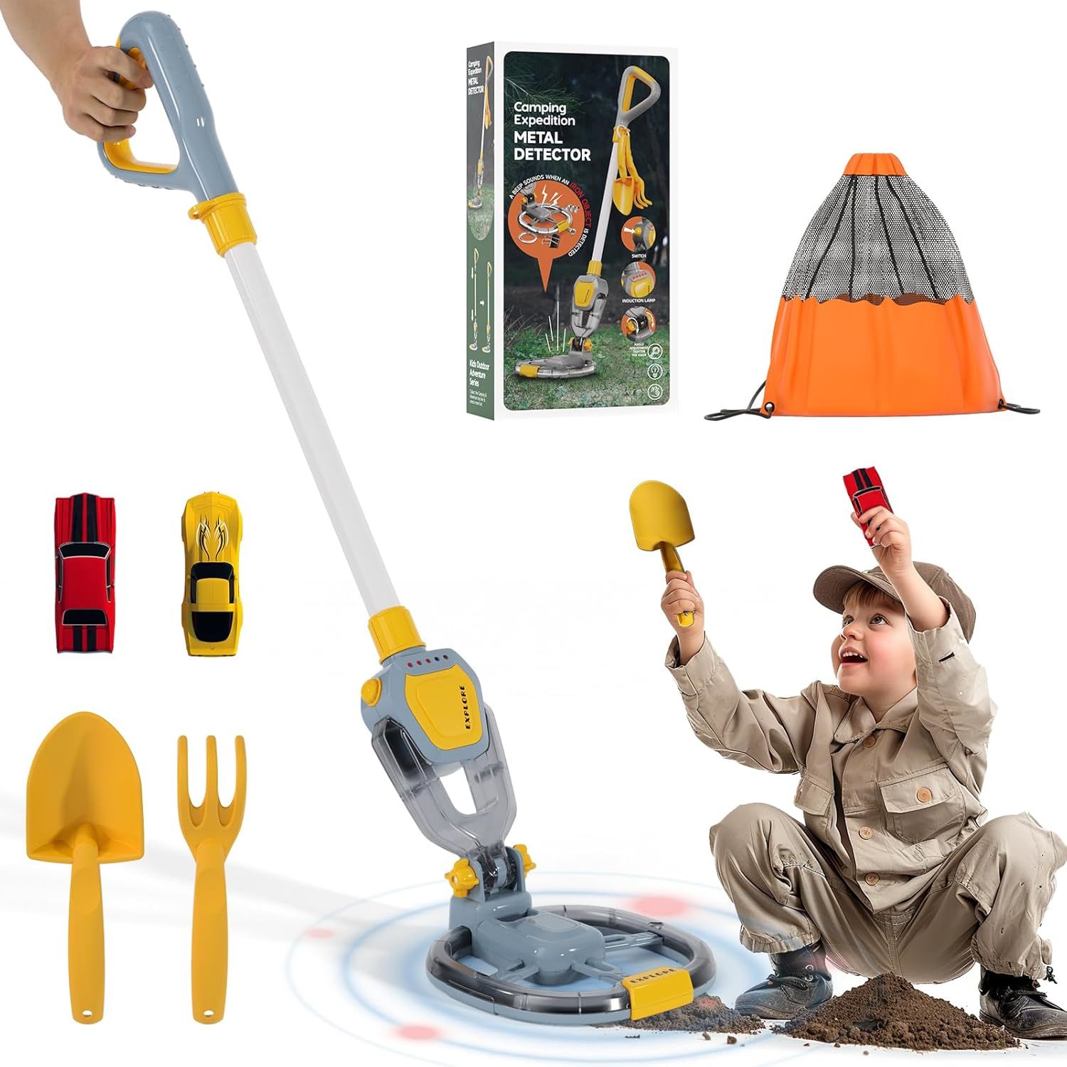 Metal Detector For Kids,Toys For Age 5-7,Science Education For Kids &amp; Ou... - $39.99