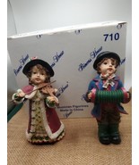 Vintage Princess House Musician Figurines Pair #710 c1998 - $29.78 CAD