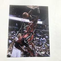 Jermaine O&#39;Neal signed 11x14 Photo PSA/DNA Miami Heat Autographed Pacers Warrior - £63.79 GBP