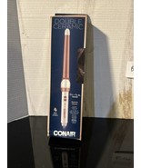 Conair Double Ceramic Curling Iron, 1 Inch, White/Rose Gold - 30 Heat Se... - $19.96 CAD