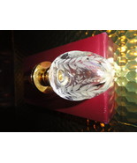 Faberge Clear Etched  Crystal  Bottle Stopper - $480.20 CAD
