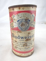 Budweiser Flat Top Beer Can Anheuser-Busch St. Louis MO EMPTY - $15.96
