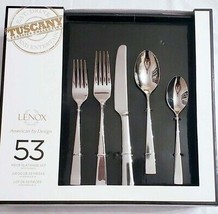 Lenox Tuscany Classics 53 Piece Stainless Flatware Set Service for 8 New - £140.43 GBP