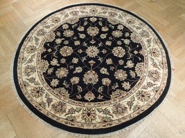 6&#39; Round Jaipur 10/10 Quality Handmade Rug 6x6 Feet Carpet - £418.81 GBP