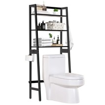 Over The Toilet Storage, Wooden 3-Tier Over-The-Toilet Rack Bathroom Space Saver - £94.10 GBP