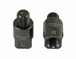 PREMIUM  Pedals Extenders Adapter 27.5mm Long, 1/2&quot; To 1/2&quot;,  Black - £17.35 GBP