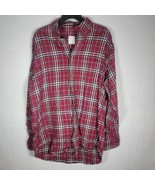 Brooks Brothers Red Plaid Button Down Shirt,  New Without Tags, Mens medium - £12.13 GBP