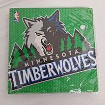 NBA Minnesota Timberwolves Napkins Luncheon Amscan 16 Count - £7.65 GBP