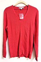 Liz Claiborne New York Women's SZ XL Persimmon Sweater Great Shape Light... - $18.32