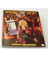 DEE SNIDER TWISTED SISTER signed Vinyl Album UNDER THE BLADE Record Phot... - $197.99