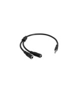 StarTech.com MUY1MFFS 8.4&quot; (20cm) Slim Stereo Splitter Cable - 3.5mm Mal... - £35.55 GBP