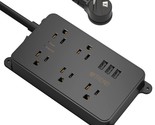 Power Strip with USB, TROND Surge Protector Flat Plug with 5 Widely-Spac... - $40.99