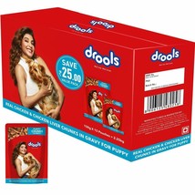 Drools Puppy Wet Dog Food, Real Chicken and Chicken Liver Chunks in Gravy, - £59.81 GBP