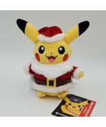 Pokemon Center Christmas Pikachu Santa with sack Plush 2014 NWT - £38.77 GBP