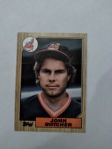 1987 Topps #107 John Butcher Cleveland Indians - £1.20 GBP
