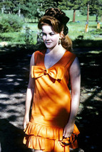 Ann-Margret 11x17 Mini Poster Nice Outdoor Pose In Orange Dress Walking In Woods - £10.38 GBP