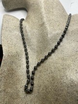 Vintage Argent Acier Inoxydable Tête de Mort 18 Inch Collier - £92.87 GBP