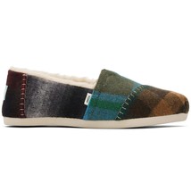 Toms Alpargata Multi Cozy Plaid Women Size 9 New NIB $65 Lined - $49.95