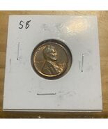 1958 Lincoln Bronze Wheat Penny Average Circulated Condition - $4.95