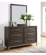 Broomfield Dark Brown Dresser &amp; Mirror - $1,276.83 CAD