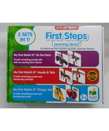 First Steps Learning Library Let&#39;s Get Ready ANIMALS FOOD FARM 3-in-1 Pu... - £23.83 GBP