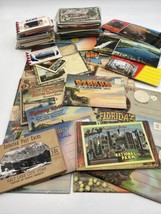 Souvenir Postcard Folders Plus Individual Cards Over 180 Estate Collection - £98.68 GBP