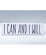 Bebe BB Brand Inspirational &quot;I Can And I Will&quot; Ceramic Desk Plaque Paper... - £10.07 GBP