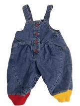 Cutecumber Bubble Overalls 12 months Colorful Cuffs Adjustable Straps - $13.99