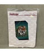 Janlynn Counted Cross-Stitch Kit 106 37 Tiger Head Face Cat Portrait NOS... - £23.36 GBP