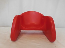 American Girl Bitty Baby Booster Seat ONLY High Chair Pleasant Company Red - £9.39 GBP