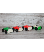 Vtg Fisher Price Little People Garage CAR VEHICLES Cruiser Lot Green Red... - £13.29 GBP