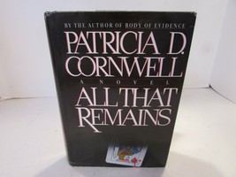 All That Remains By Patricia D Cornwell 1992 Charles Scribner Hc Book Dj 1ST - £6.14 GBP