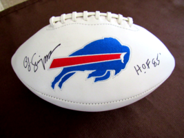 OJ SIMPSON HOF 85 BUFFALO BILLS SIGNED AUTO BILLS LOGO STAT FOOTBALL JSA... - £233.70 GBP