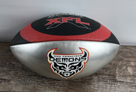 XFL Spalding Full Size Football - Black Red Silver San Francisco Demons - $98.99