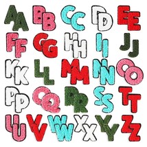 52 Pieces Iron On Letters For Clothing, 2 Sets A-Z Chenille Letter Patch... - £17.28 GBP