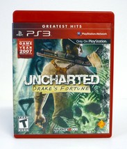 Uncharted Drake&#39;s Fortune: Greatest Hits Authentic Sony PlayStation 3 Game 2007 - £2.36 GBP