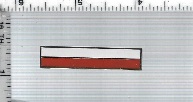 Emergency Medical Service (EMS) Poland Flag Citation Bar (screw back) - £9.14 GBP