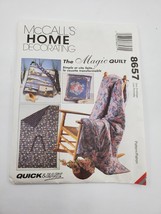 McCall&#39;s Sewing Pattern Home Decorating The Magic Quilt Package 8657 Quick Easy - $7.88