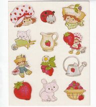 Adorable Vintage American Greetings Strawberry Shortcake Sticker Sheet -... - $19.80