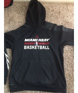 Miami Heat Hooded Sweatshirt - Men&#39;s Large - Adidas Hoodie - Excellent -... - £19.83 GBP