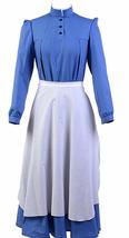 ZYHCOS Cosplay Costume Sophie Hatter Blue Maid Dress White Apron (X-Larg... - £39.02 GBP