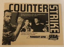 Counter Strike Vintage Tv Guide Print Ad Christopher Plummer Tpa25 - £4.43 GBP