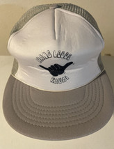 Vintage  &quot;Hang Loose&quot; Mesh Trucker Cap Snap Back Rope Gray Hat Kauai - £23.18 GBP