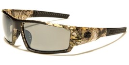 New Camouflage Mens Shield Mar Wrap Green Camo Sunglasses Gray Lens 8X2577 - £11.24 GBP
