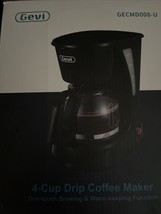 Gevi 4-Cup Drip Coffee Maker ,one Touch Brewing &amp; Warming Keeping Function - $260.40 MXN
