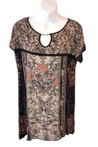 Skinny Minny Womens Blouse Shirt Small Embellished XL - $17.60