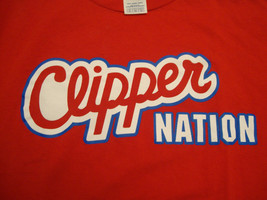 NBA Los Angeles Clippers Clipper Nation Playoffs promo T Shirt Sz XL - $6.92